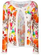 Christian Dior Vintage Floral Lace Trim Cardigan - Multicolour
