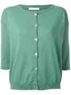 Société Anonyme - 'square' Cardigan - Women - Cotton - 2, Green, Cotton