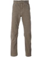 Closed Straight Leg Trousers, Men's, Size: 31/34, Brown, Cotton/spandex/elastane