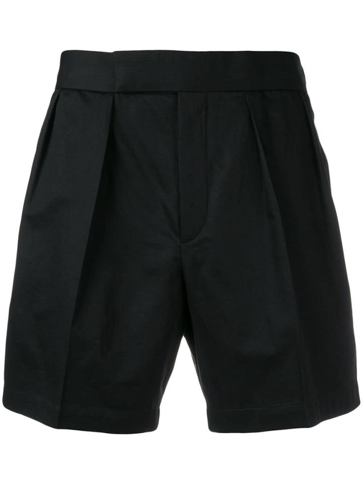 Neil Barrett Pleated Shorts - Black