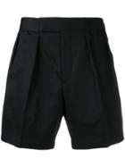 Neil Barrett Pleated Shorts - Black