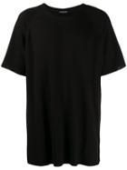 Balmain Metallic Back Logo T-shirt - Black