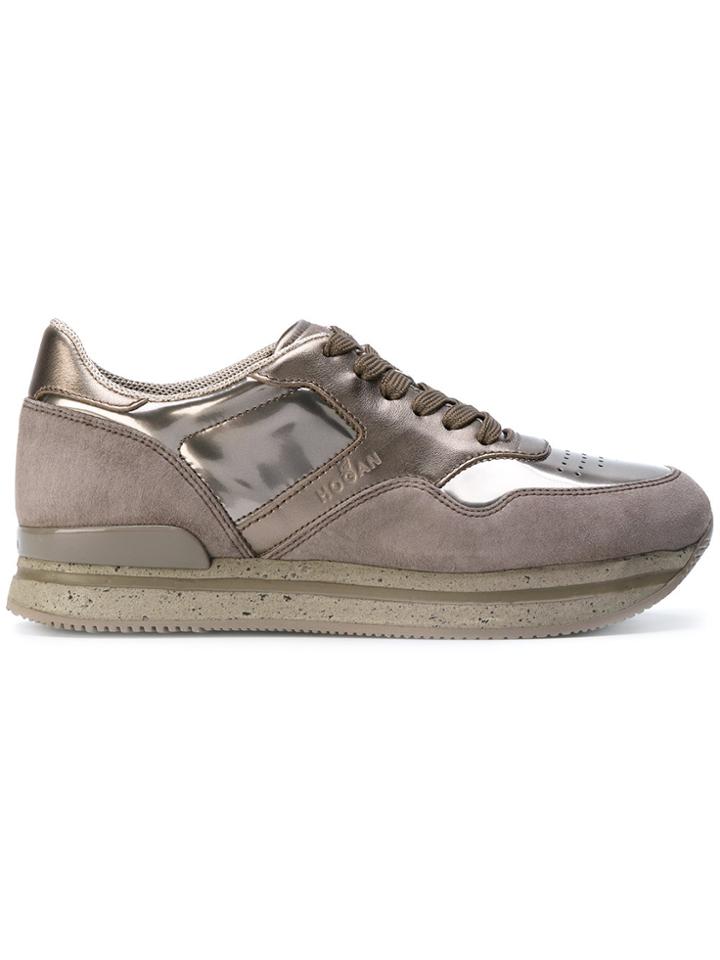 Hogan Chaussure Lace-up Sneakers - Metallic