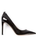 Valentino Garavani Rockstud Pumps, Women's, Size: 40, Black, Leather/patent Leather