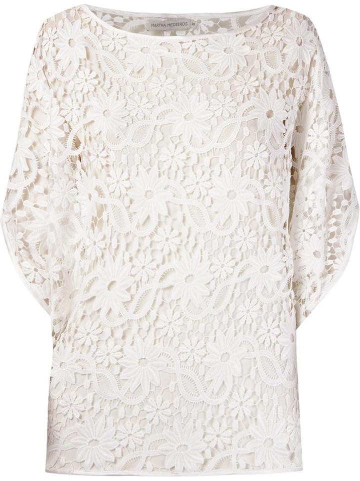 Martha Medeiros Guipure Lace Blouse