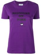 Chiara Ferragni Midnight On Fire T-shirt - Purple