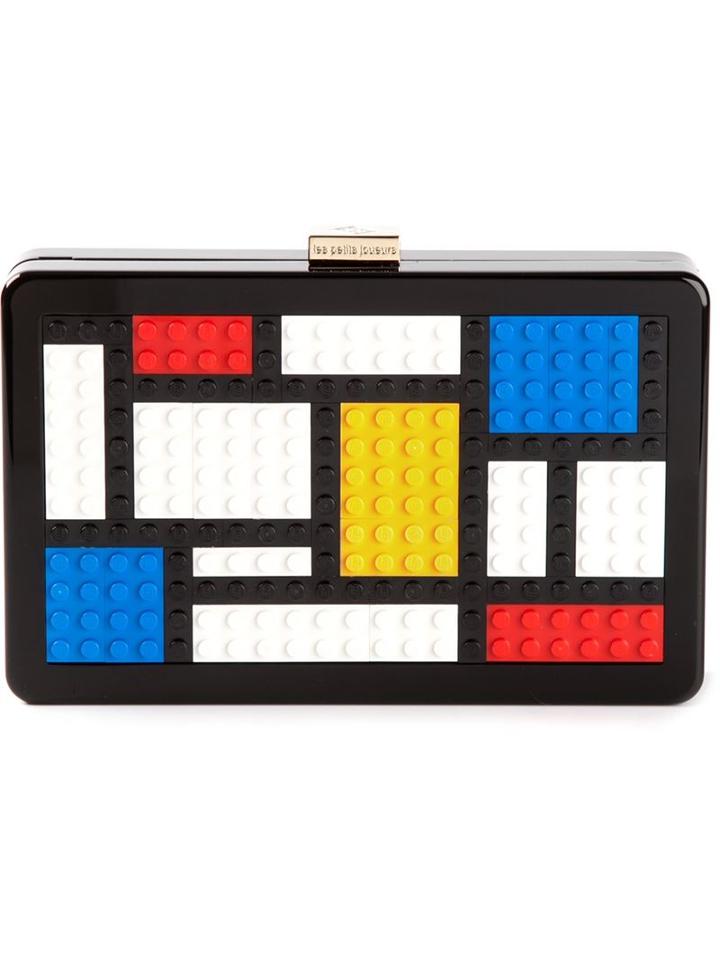 Les Petits Joueurs 'mondrian' Clutch
