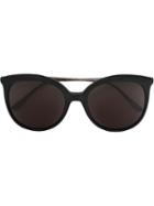 Bottega Veneta Eyewear Cat Eye Sunglasses, Adult Unisex, Black, Acetate/brass