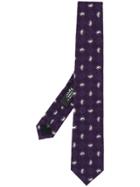 Nicky Paisley Pattern Tie - Purple