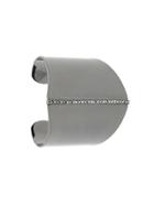 Federica Tosi Gemstone Embellished Cuff Bangle - Metallic