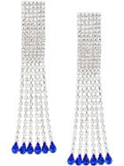 Alessandra Rich Teardrop Hanging Earrings - Metallic