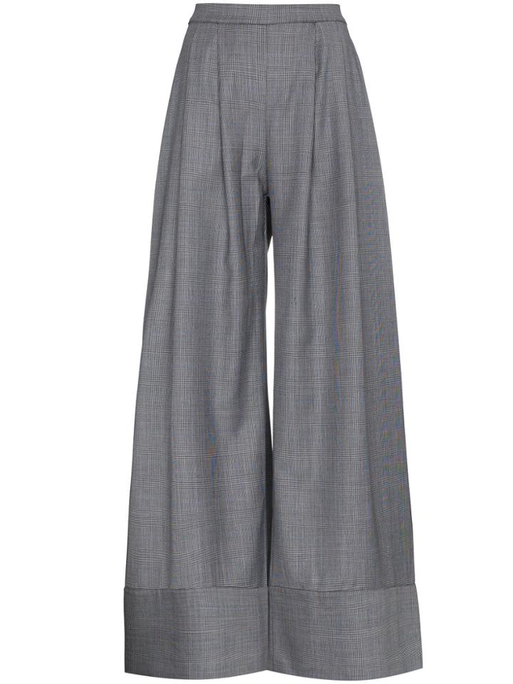 Michael Lo Sordo Super Wide Leg Relaxed Pants - Grey