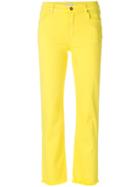 Etro Cropped Jeans - Yellow & Orange