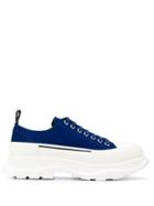 Alexander Mcqueen Chunky Low-top Sneakers - Blue