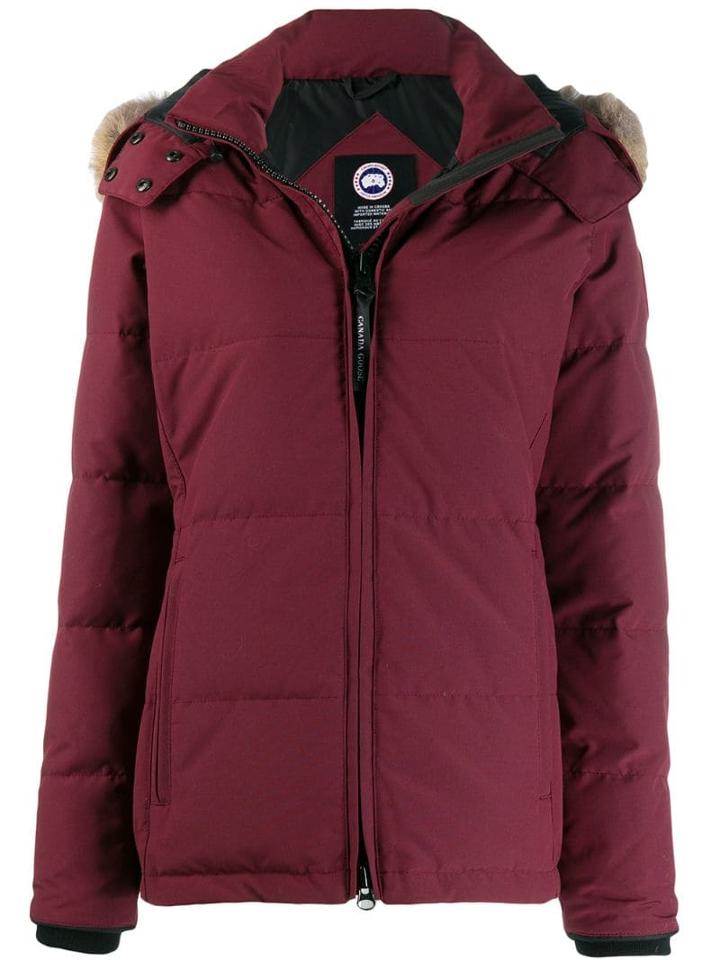 Canada Goose Padded Jacket With Removable Trim - Red