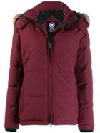 Canada Goose Padded Jacket With Removable Trim - Red