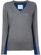 Sacai V-neck Jumper