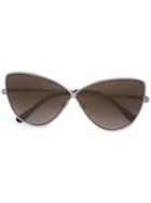 Tom Ford Eyewear Elise Butterfly Style Sunglasses - Neutrals