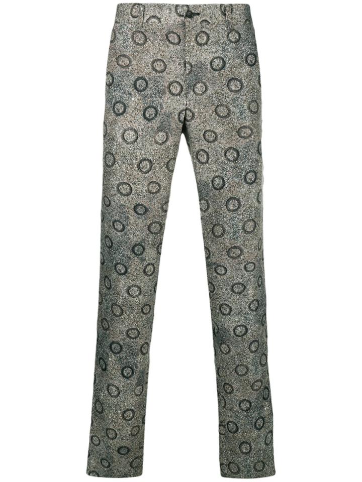 Comme Des Garçons Homme Plus Side Panel Trousers - Green