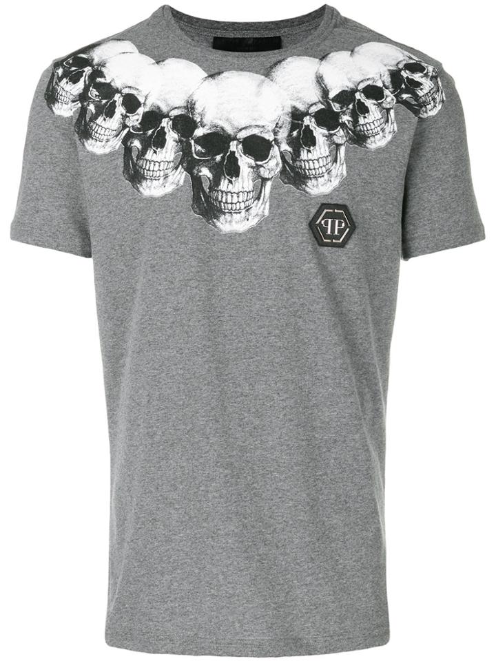 Philipp Plein Rolling T-shirt - Grey