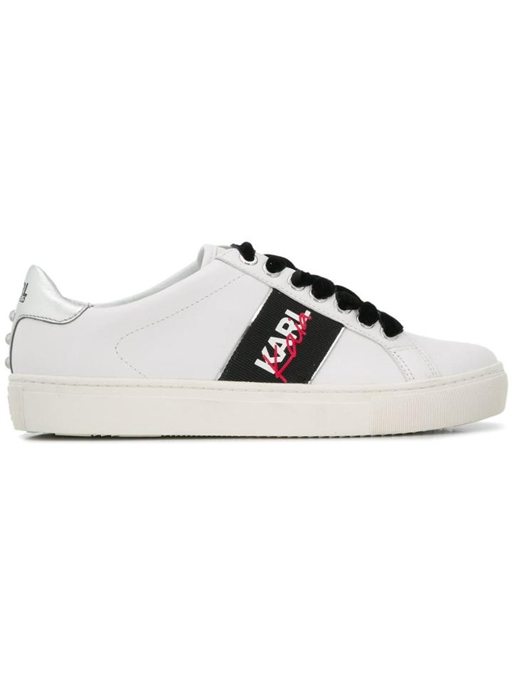 Karl Lagerfeld Karl X Kaia Lace Up - White