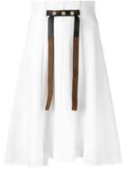 Dorothee Schumacher Belted A-line Skirt - White