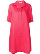 Loro Piana Loose Fit Shirt Dress - Red