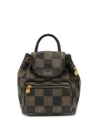 Fendi Pre-owned Check Pattern Backpack - Brown