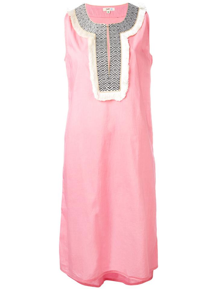 Daft Tribal Shift Dress, Women's, Size: Large, Pink/purple, Cotton