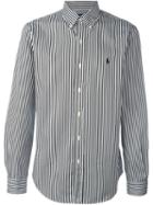 Polo Ralph Lauren Striped Button Down Shirt, Men's, Size: Medium, Black, Cotton