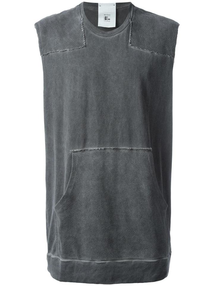 Lost & Found Rooms Kangaroo Pockets Tank - Grey