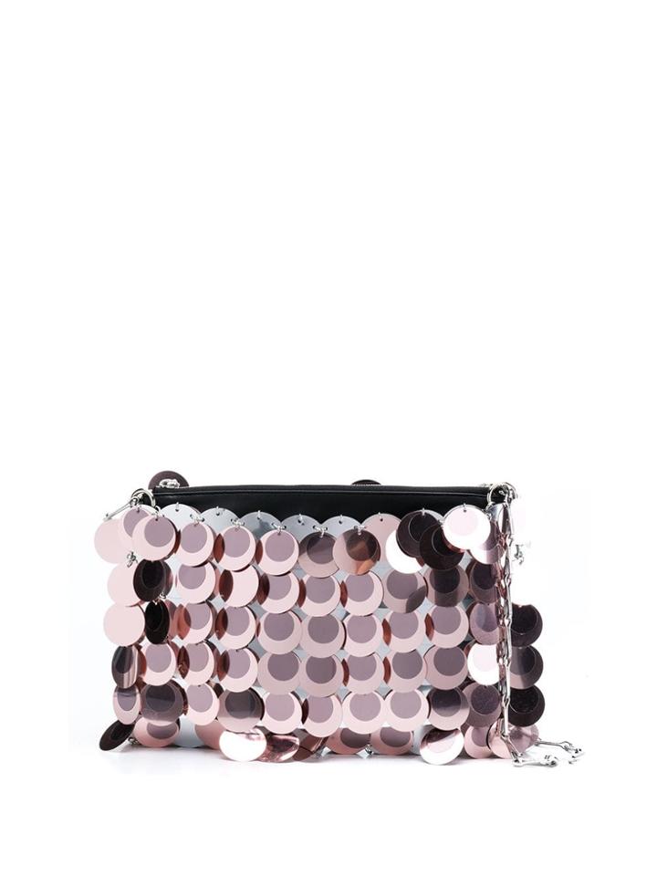 Paco Rabanne Sequin Clutch Bag - Pink