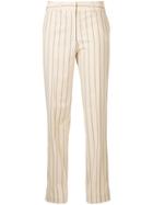 Des Prés Striped Tailored Trousers - Brown