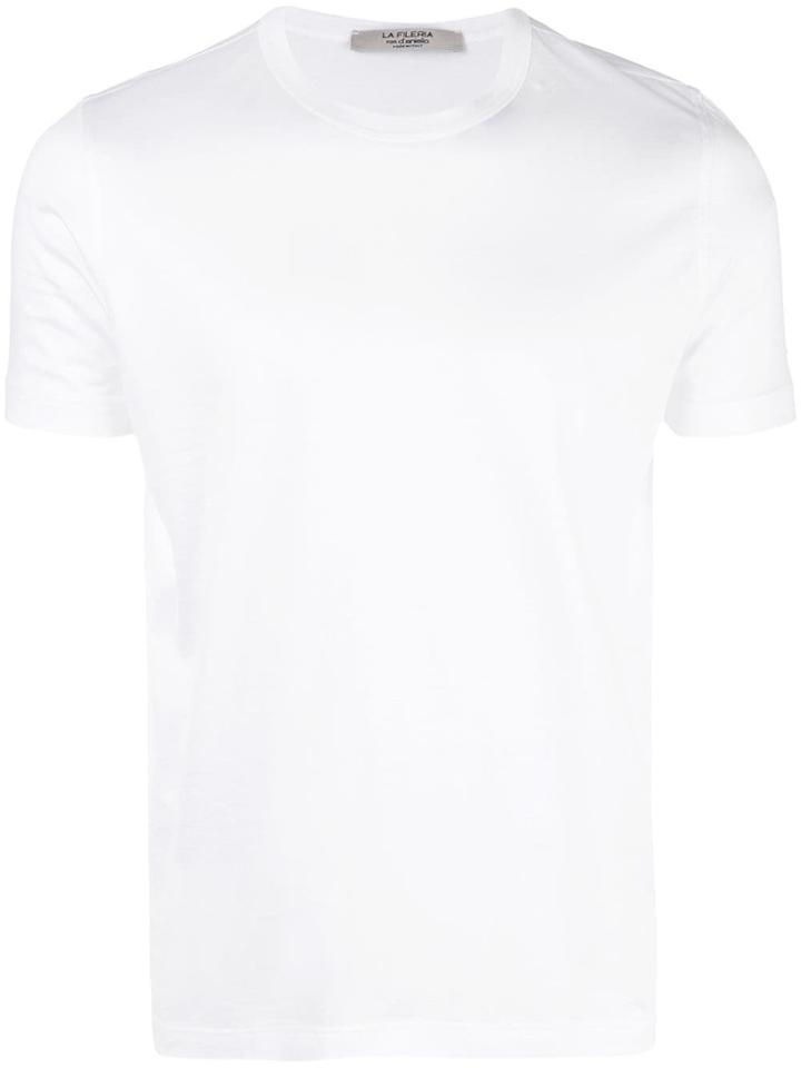 La Fileria For D'aniello Plain Regular T-shirt - White