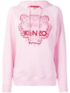 Kenzo Logo Hoodie - Pink