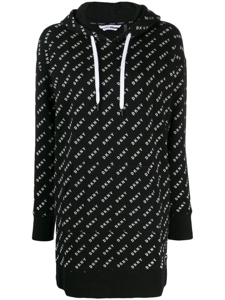 Dkny Crosby Hoodie Dress - Black