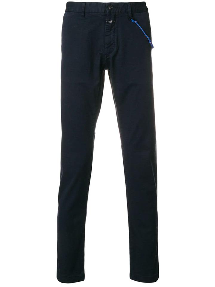 Closed Regular Chinos - Blue