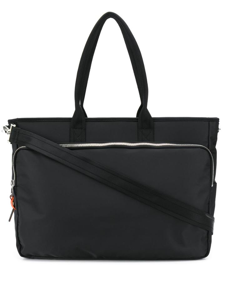 Diesel Oversized Square Tote - Black