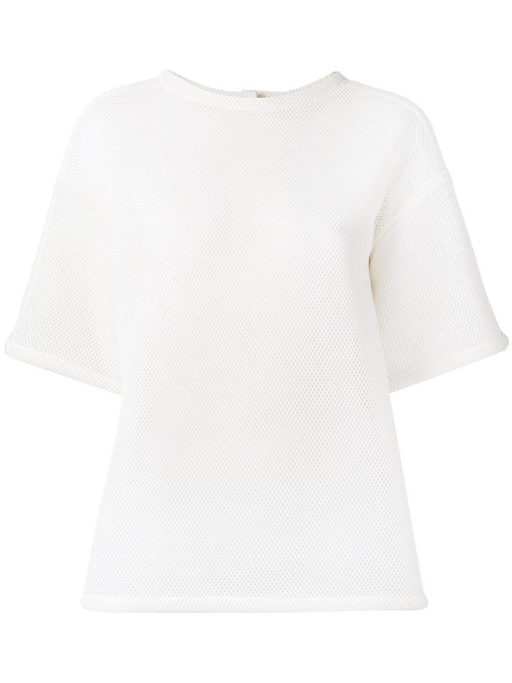A.f.vandevorst - Arch T-shirt - Women - Cotton/polyester - 38, White, Cotton/polyester