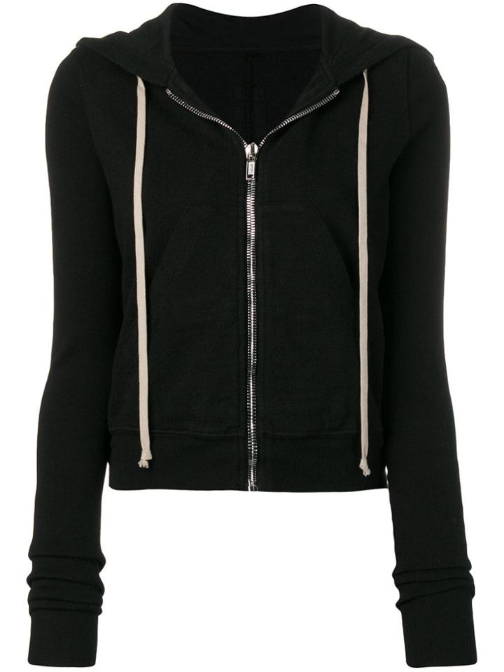 Rick Owens Drkshdw Slim-fit Hooded Jacket - Black