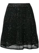 M Missoni Sequin Embroidered Skirt - Black