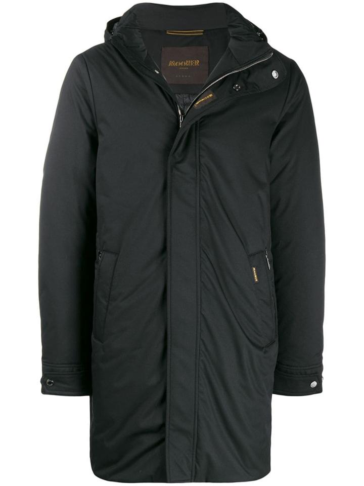 Moorer Vermont Parka Coat - Black