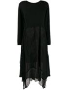 Twin-set Layered Jumper Dress - Black