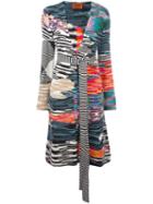 Missoni Belted Cardi-coat, Women's, Size: 40, Black, Nylon/wool