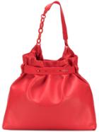 Lanvin Chain Detail Tote - Red