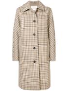 Mackintosh Shepherd Check Coat - Brown