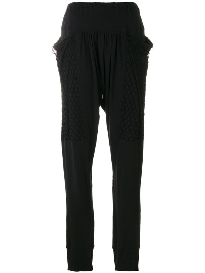 Tsumori Chisato Net Pocket Joggers - Black