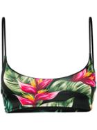 Mc2 Saint Barth Judy Printed Bikini Top - Black