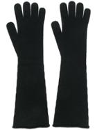 Max Mara Cashmere Gloves - Black
