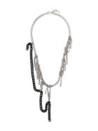 Mm6 Maison Margiela Knotted Chain Necklace - Silver